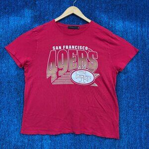 San Francisco 49ers Oversized NFL Team Gameday Crop Top L